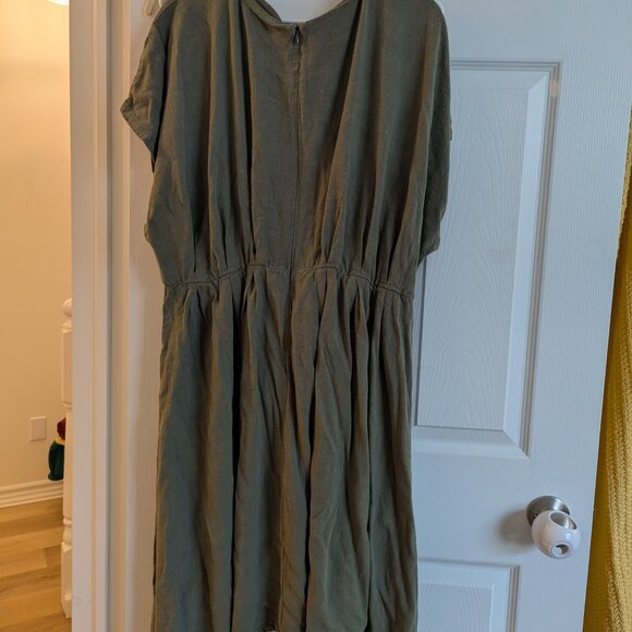 Melow par Mélissa Bolduc - Sage Linen Hanjana Dress - Picture 3 of 10